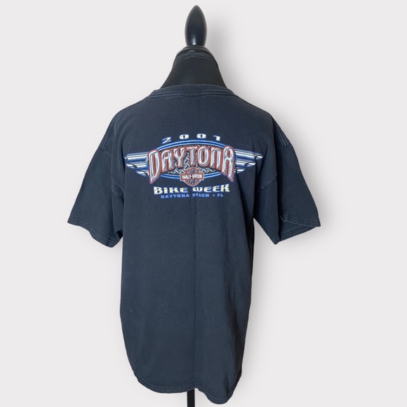 VTG HARLEY DAVIDSON HOLOUBEK BIKE WEEK TEE - Picture 3 of 10